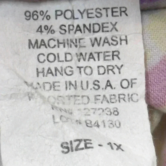 TMG  size 1X long -sleeved, cropped tee shirt - Picture 4 of 4